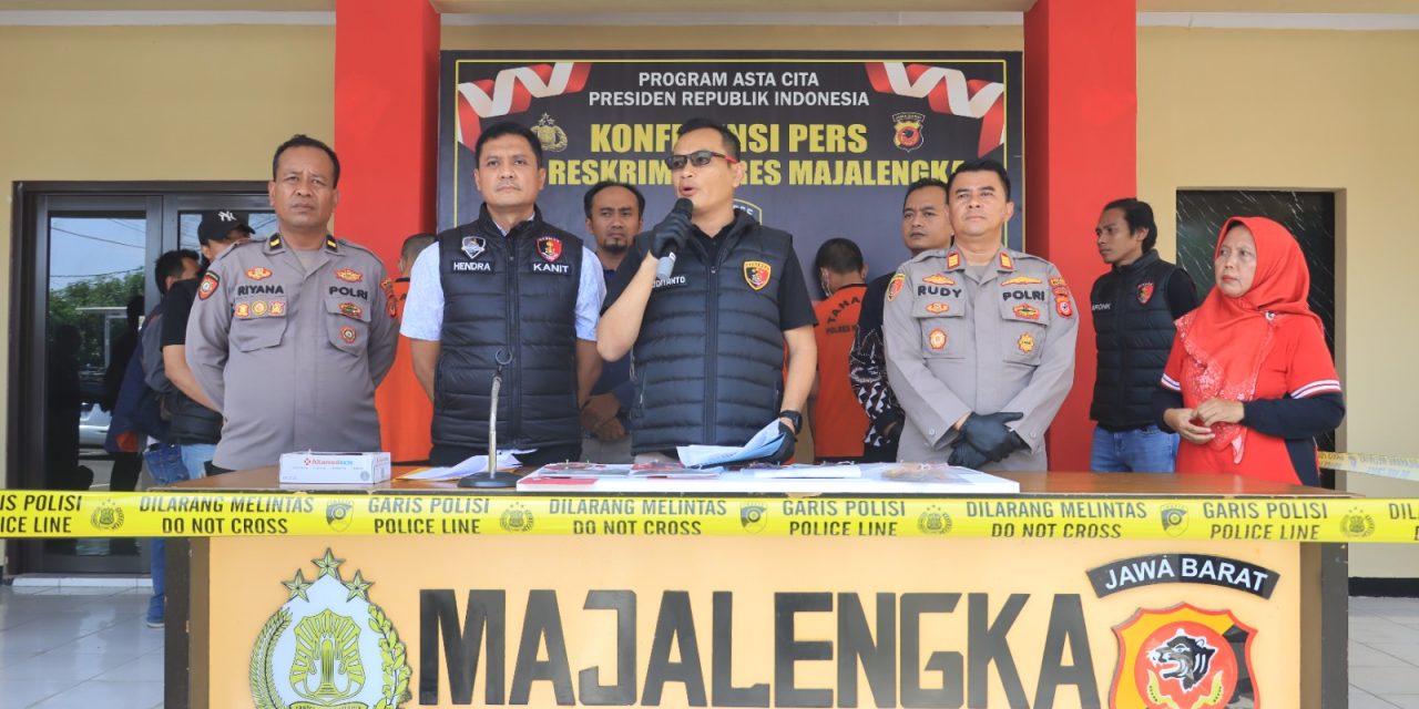 Team Resmob Reskrim Polres Majalengka Ringkus Enam Pelaku Curanmor di Sumberjaya dan Jatiwangi