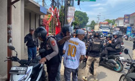 Patroli Skala Penuh di Jatinangor, Satgas Gabungan Polda Jabar All Out Berantas Premanisme