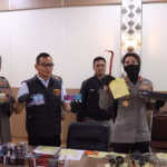 KAPOLRES MAJALENGKA PIMPIN KONFERENSI PERS PENGUNGKAPAN KASUS CURAT BOBOL ALFAMART