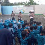 Unit Kamsel Sat Lantas Polres Majalengka Gelar Kegiatan Polisi Sahabat Anak di TK An Afiyah