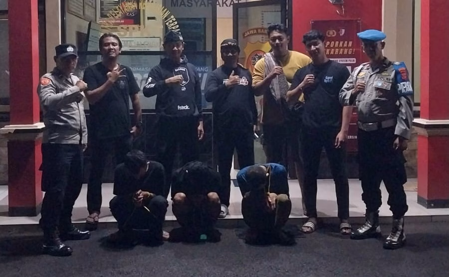 Polsek Majalengka Kota Berhasil Ciduk Perampok Alfamart Pasar Balong, Tiga Pelaku Residivis Diamankan